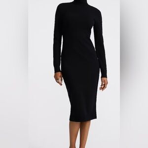 Express, long neck winter dress